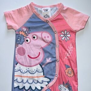 🛍 CUTE PEPPA PIG PAJAMAS Little GIRLS OUTFIT SIZE 3-6 MONTHS 🛍